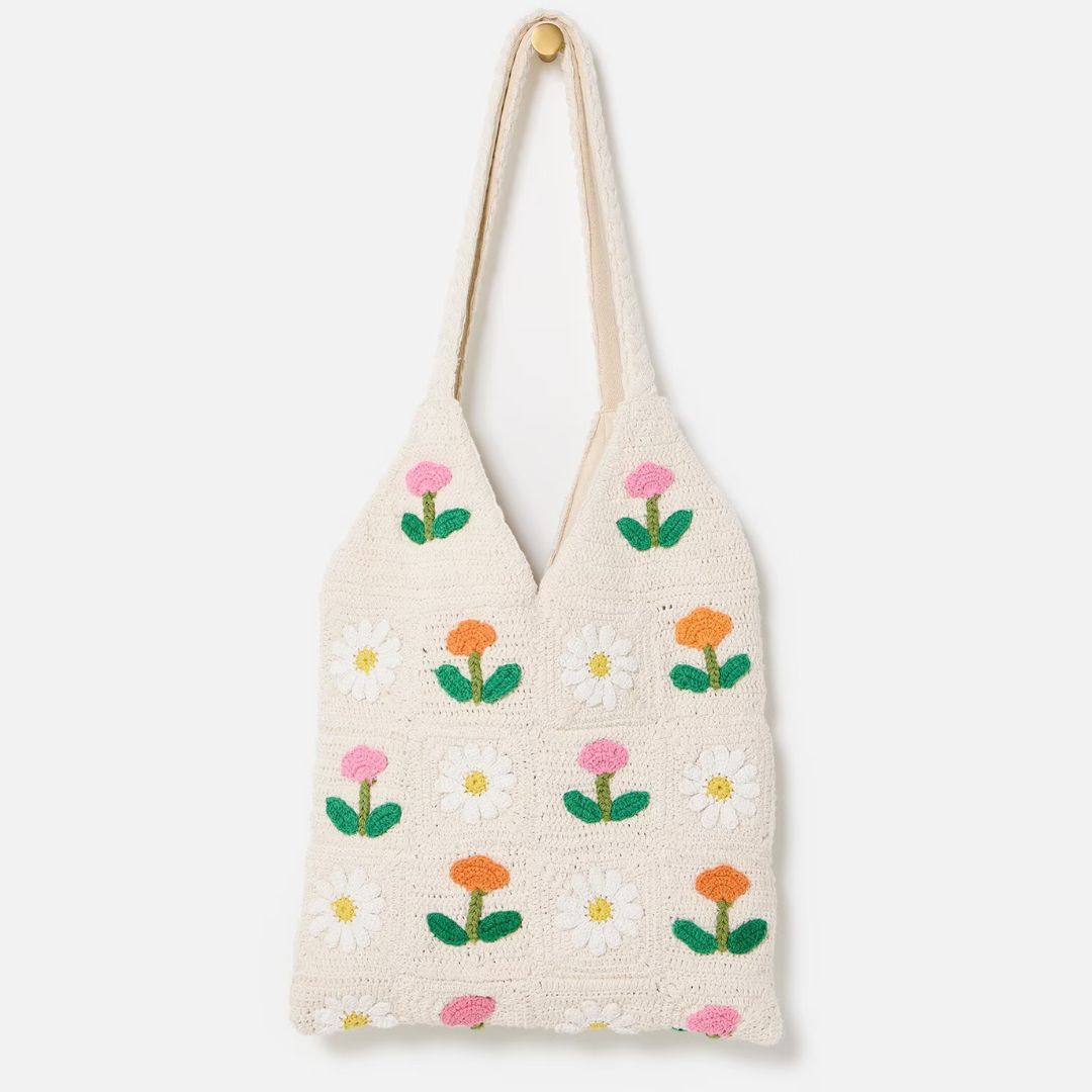 Oliver Bonas Flower Power Tote