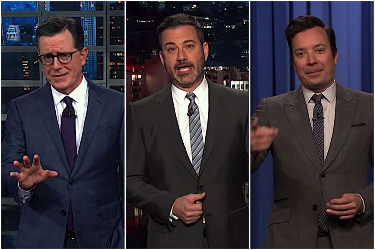 Late night hosts on Trump&amp;#039;s rallies and impeachment