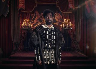 Paapa Essiedu standing in the throne room as George Boleyn