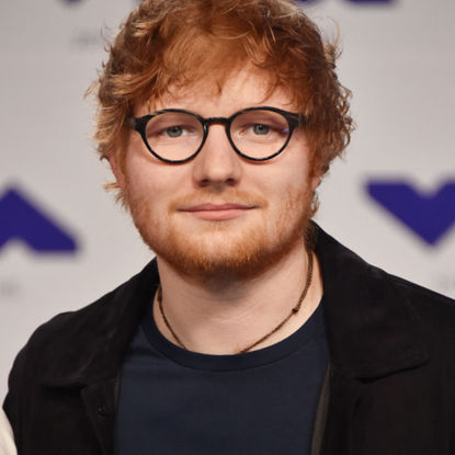 Ed Sheeran attends the 2017 MTV Video Music Awards at The Forum on August 27, 2017 in Inglewood, California.