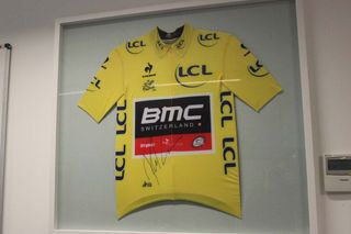 Cadel Evans's yellow jersey from the 2011 Tour de France
