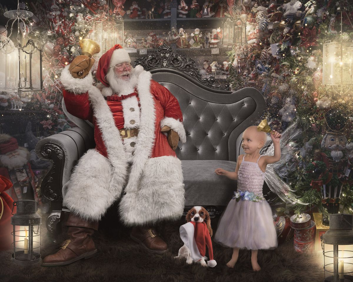Not feeling festive? This video of Santa with sick children will melt