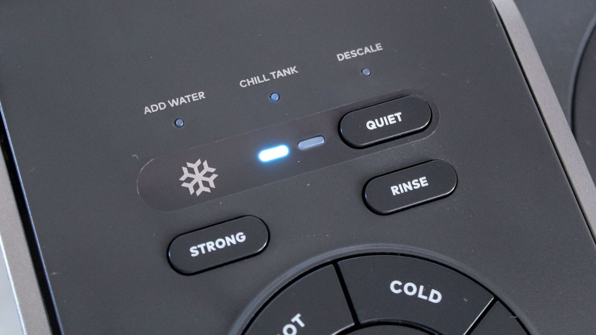 Keurig K-Brew+Chill chill tank control panel