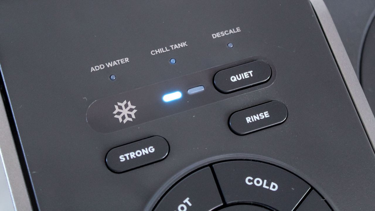 Keurig K-Brew+Chill chill tank control panel