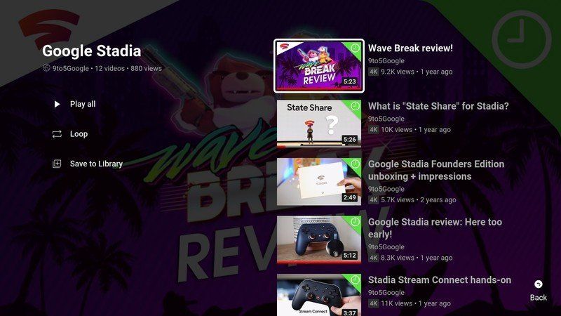 Youtube New Playlist Ui Android Tv