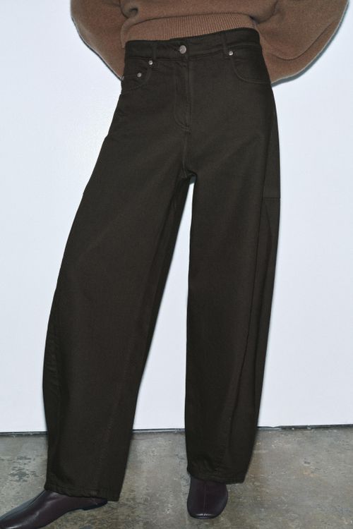 Zw Collection Mid-Rise Balloon Jeans