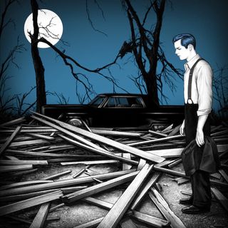 The cover of Jack White's forthcoming album, Fear of the Dawn