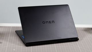 The lid of the HP Omen Transcend 14