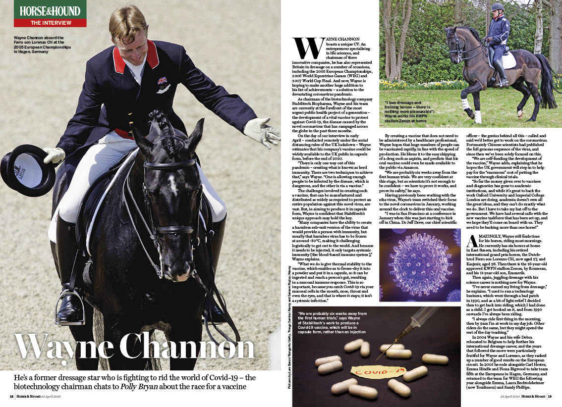 FT 3pp H&amp;amp;H interview Wayne Chann