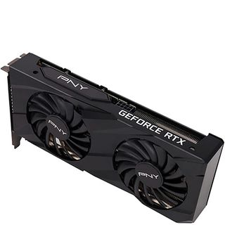 Product shot of Nvidia GeForce RTX 3060Ti, one of the best budget graphics cards