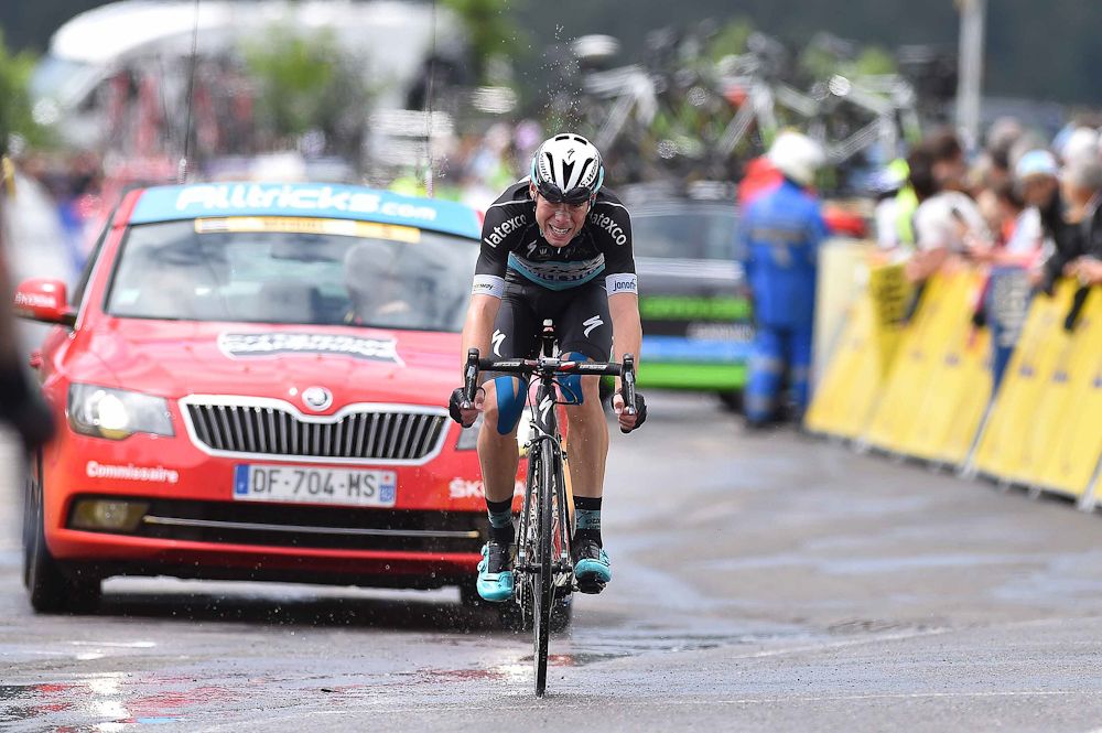 Tony Martin at the finish.