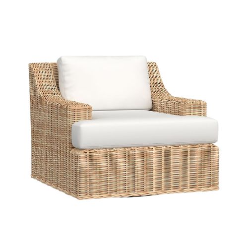 Wicker outdoor chair