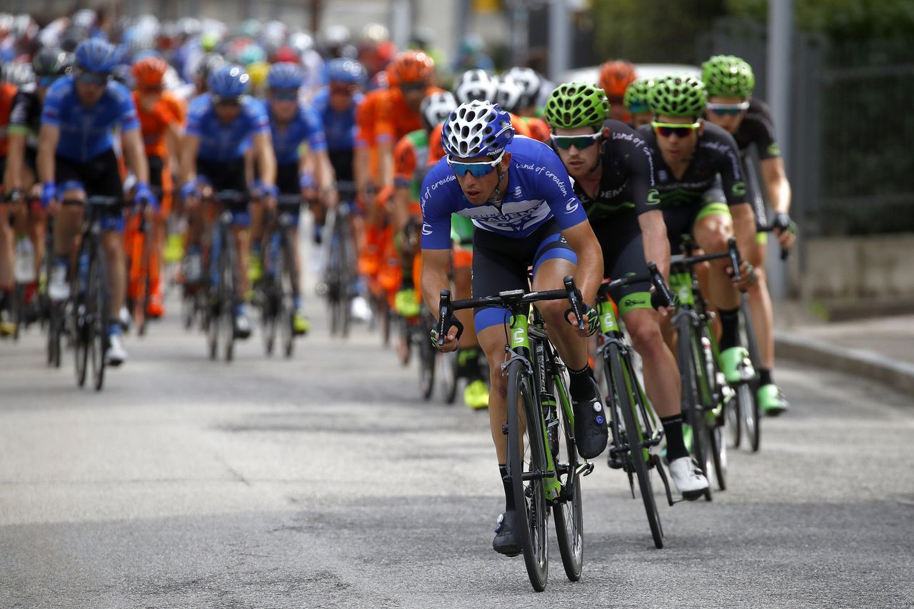 Roy Goldstein (Israel Cycling Academy) at the front
