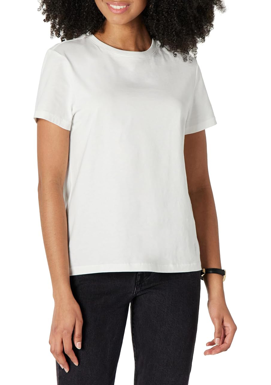 Amazon Essentials, Regular Fit 100% Cotton Crewneck Short Sleeve T-Shirt