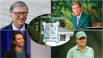 Augusta National members pictured in a montage
