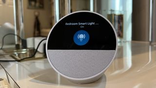 Echo Spot smart home control widget