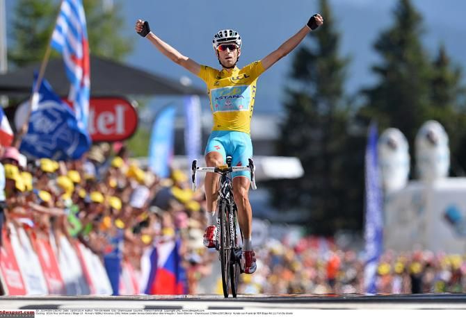 Tour de France leader Vincenzo Nibali wins the first Alpine stage