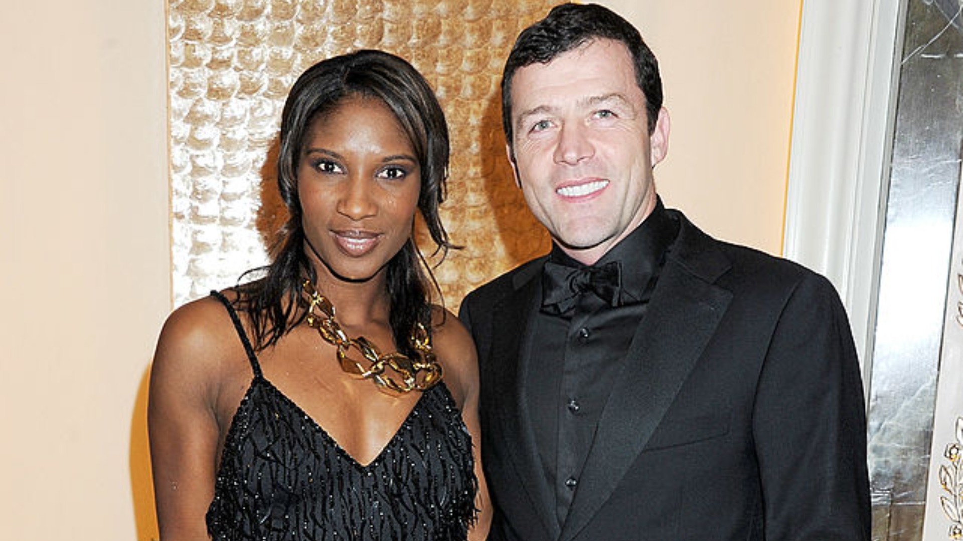 Denise Lewis and husband Steve Finan attend the Cartier Racing Awards
