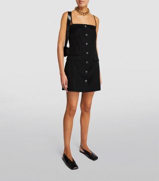 Womens Nanushka Black Jenthe Mini Dress | Harrods Uk