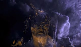 Mortal Kombat (1995) The Emperor appears in the sky