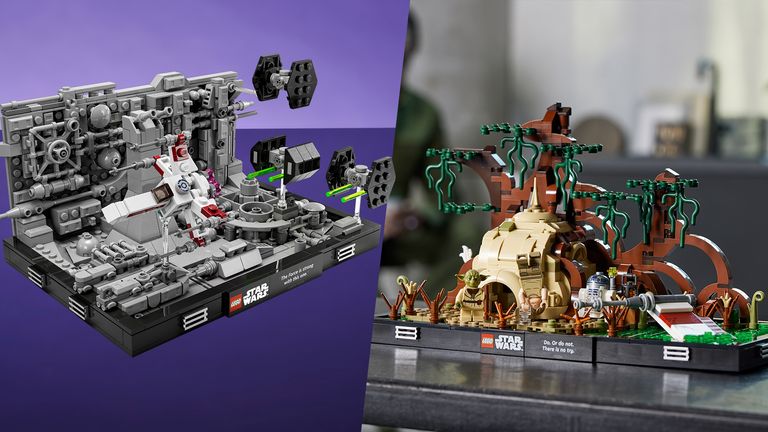 Lego Star Wars dioramas