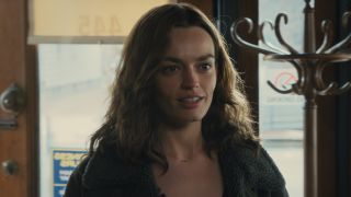 Ella (Emma Mackey) looks ahead in Ella McKay.