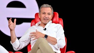 The Walt Disney Co. CEO Robert Iger pictured at Vox Media's 2022 Code Conference in California.