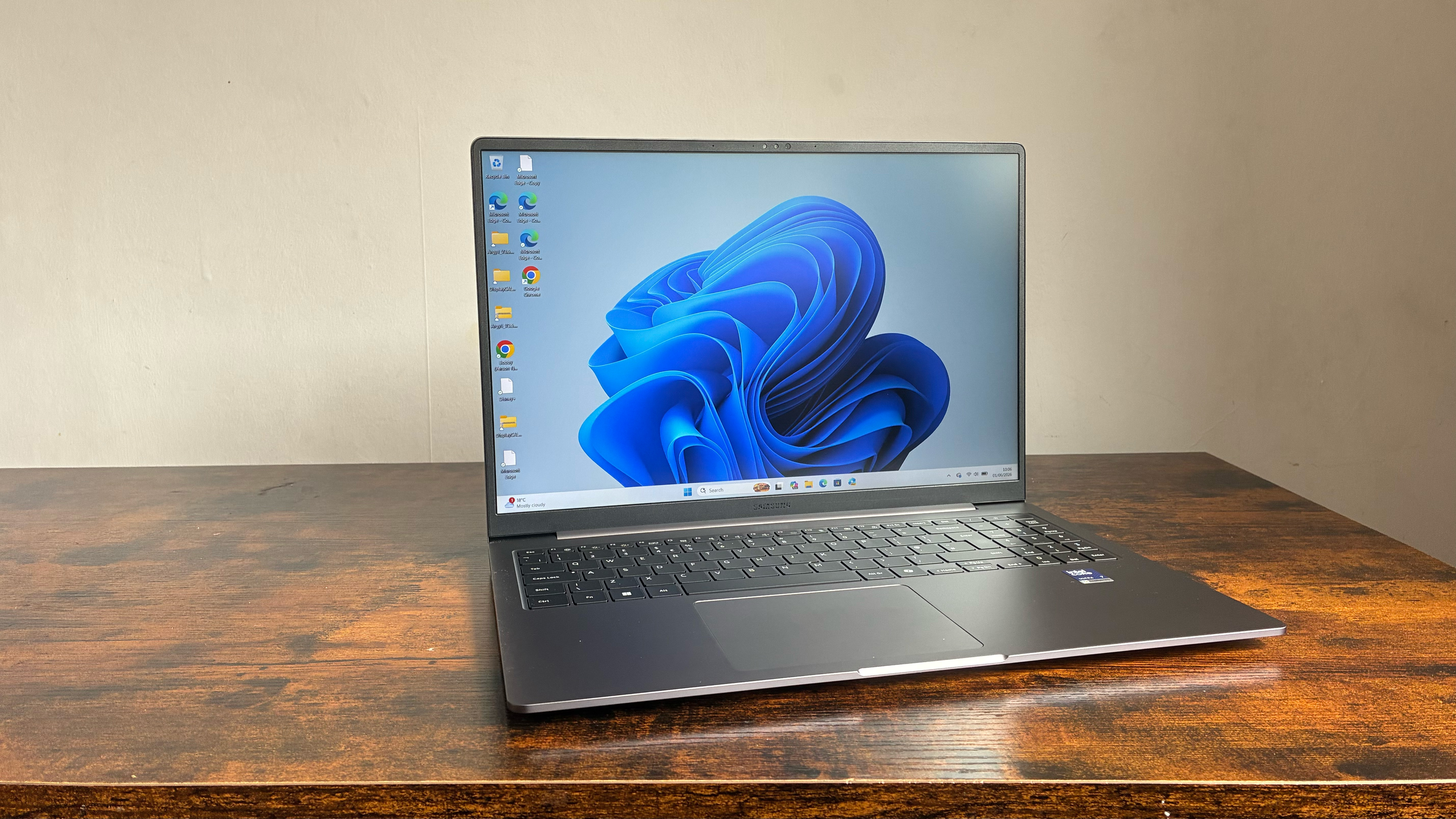 The Samsung Galaxy Book6 on a desk
