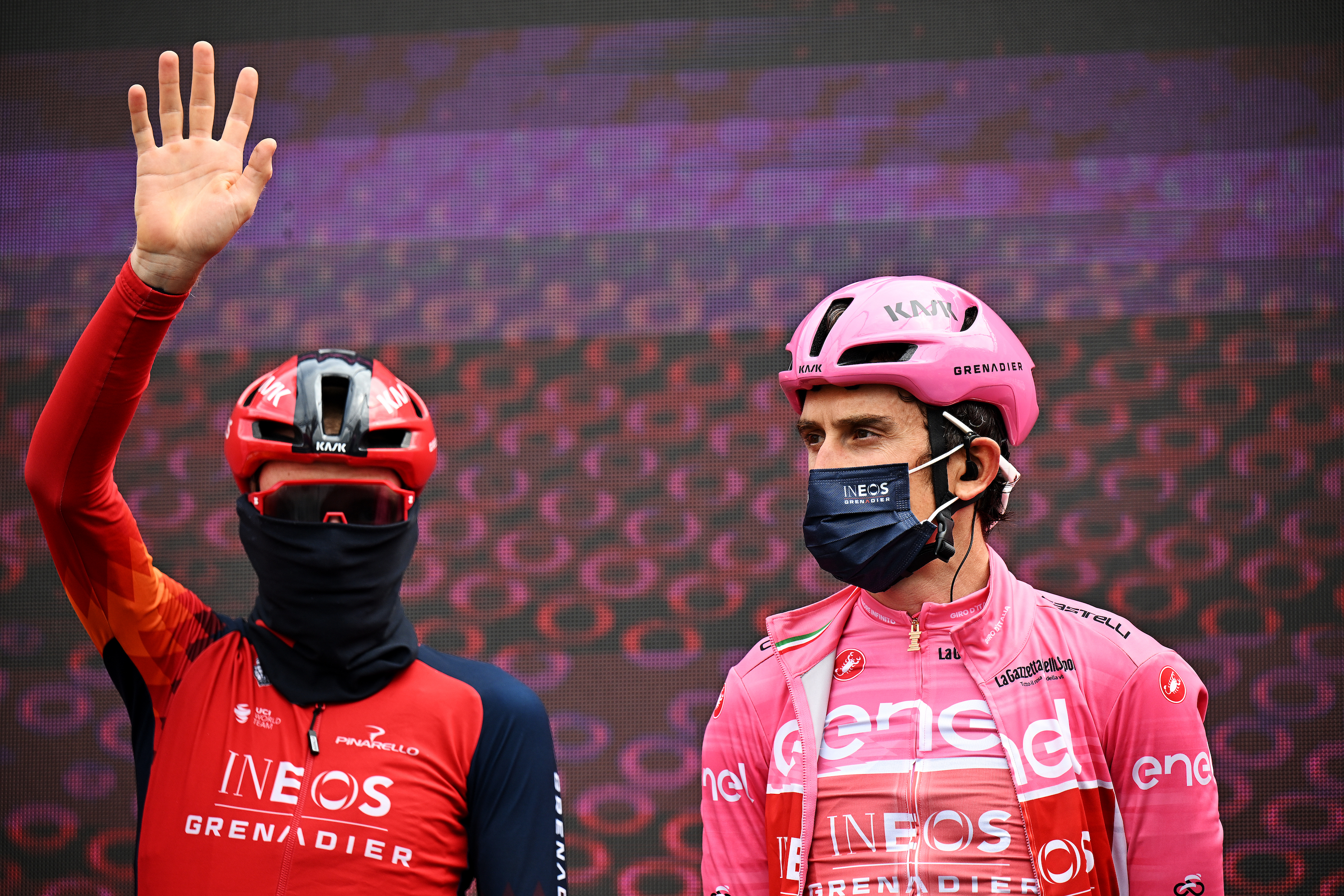 Geraint Thomas at the Giro d'Italia