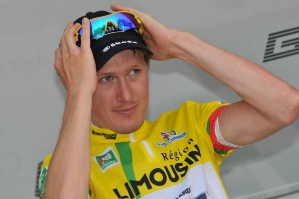 Race leader Gustav Larsson (Saxo Bank)