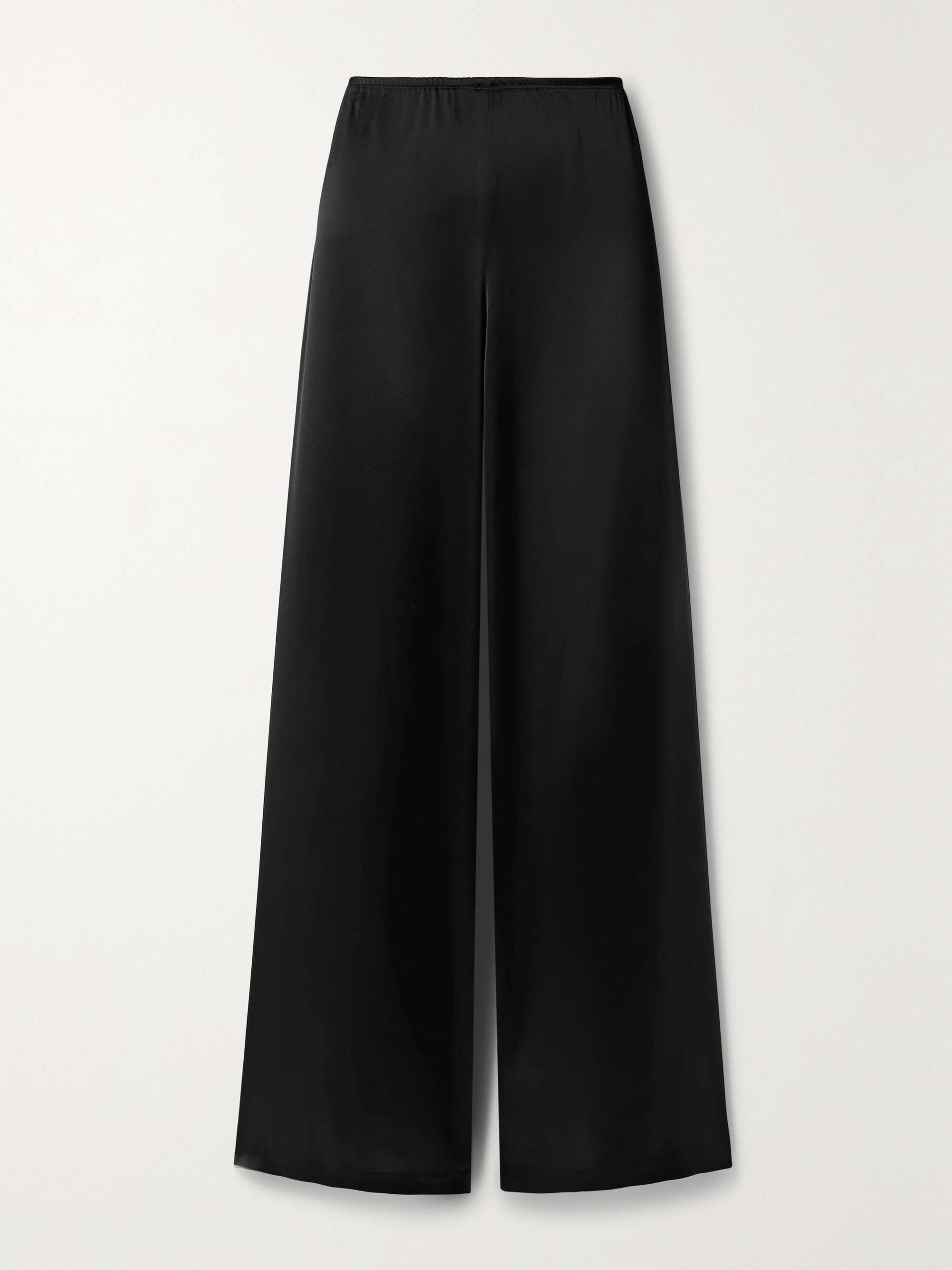 Barb Satin Wide-Leg Pant