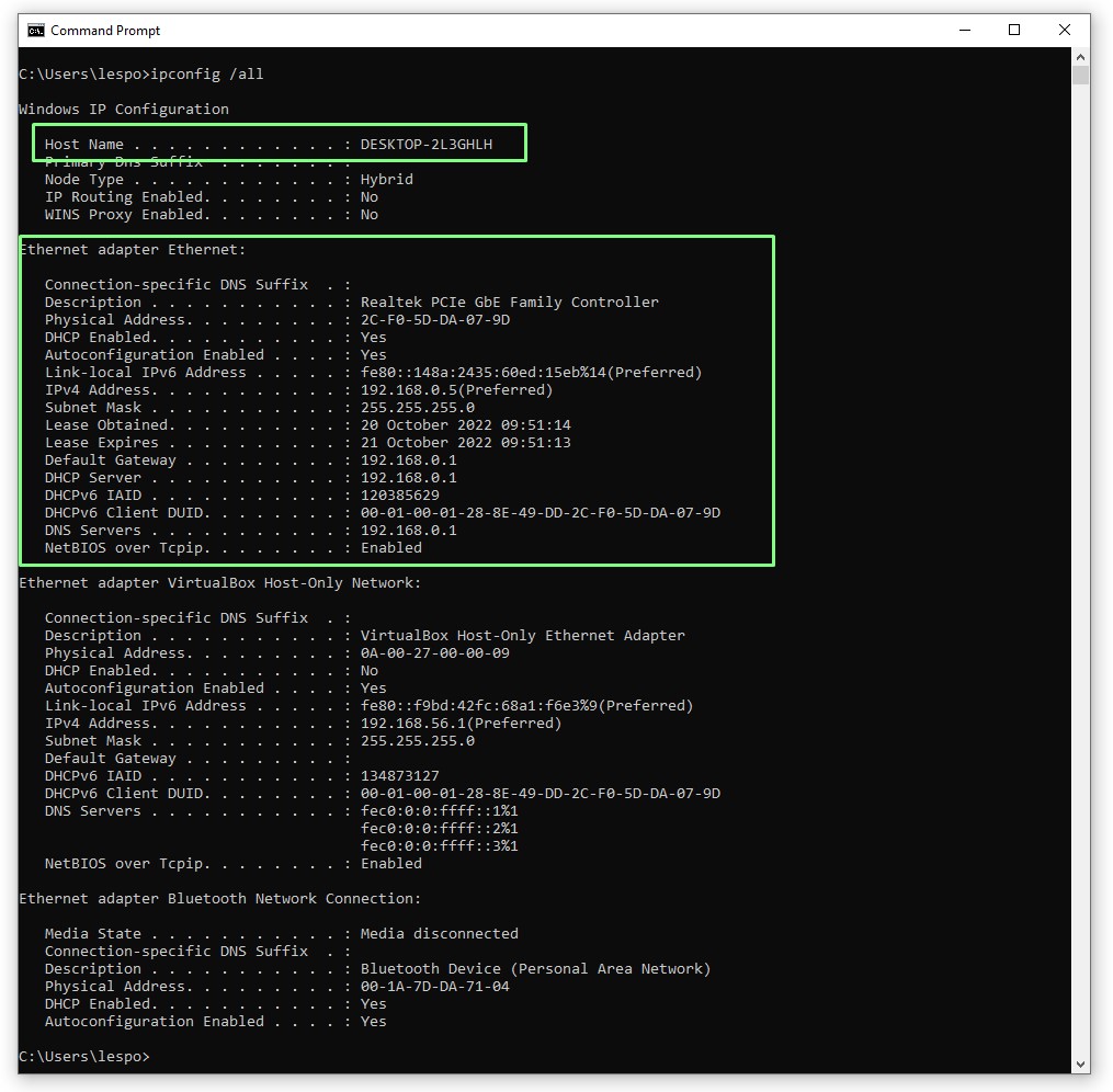 How to use the Windows command prompt