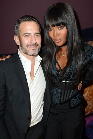 Marc Jacobs And Naomi Campbell At London Fashion Week