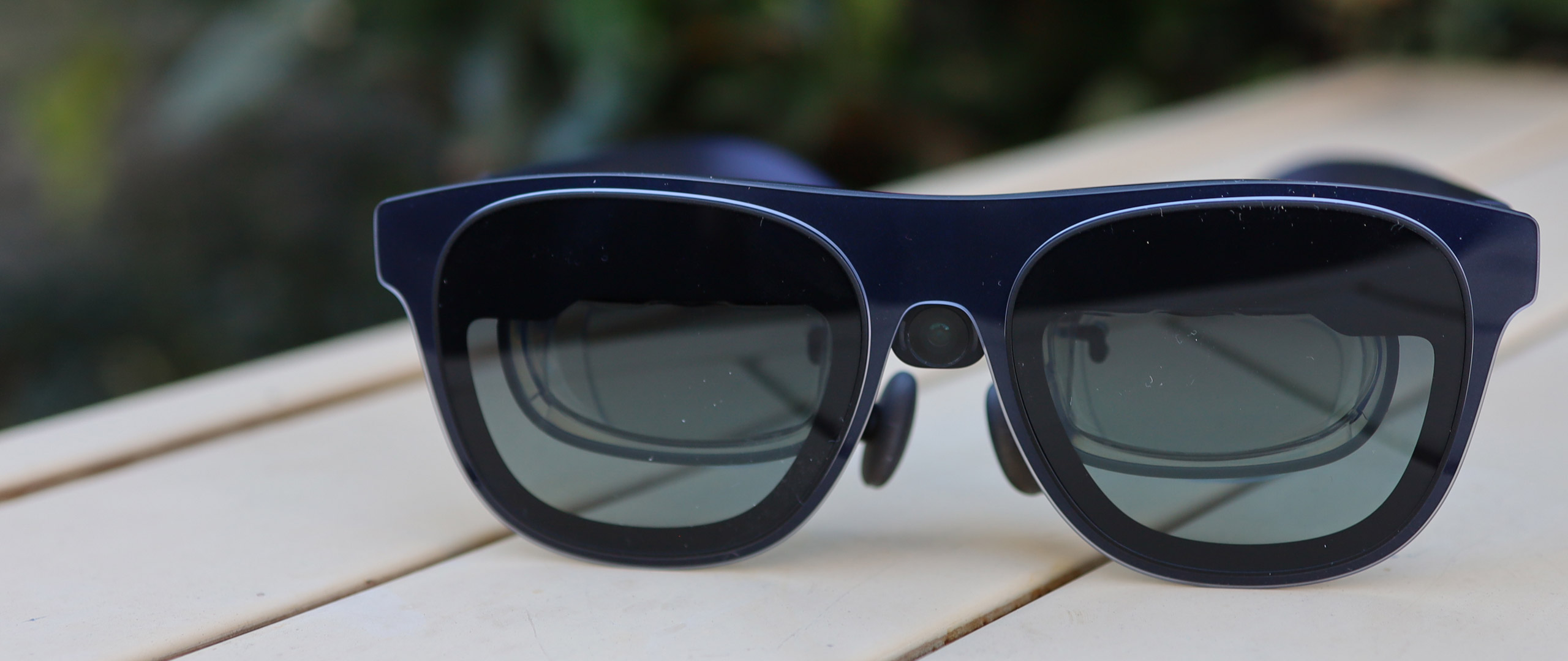 The Xreal 1S glasses put a big virtual screen in front of your face, and I'm loving the simplicity and pure entertainment value