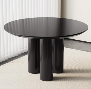 Pedestal dining table.
