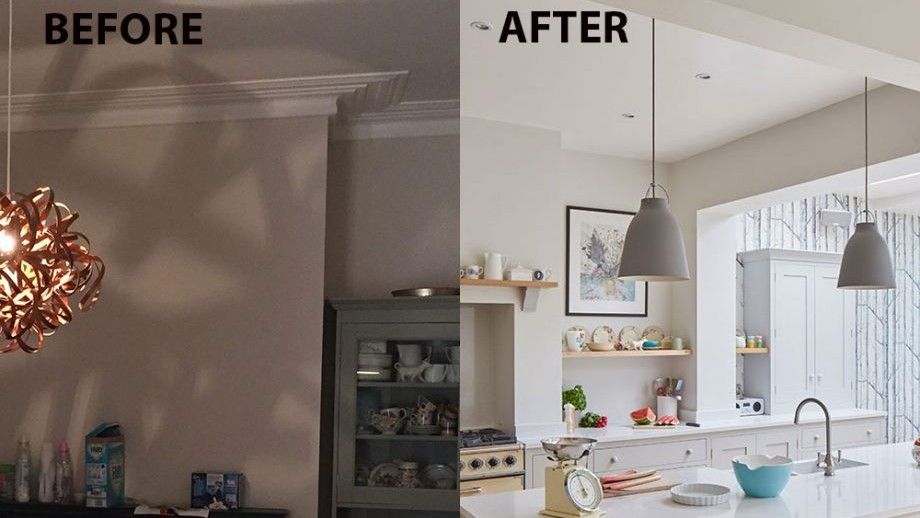 kitchen makeover before and after