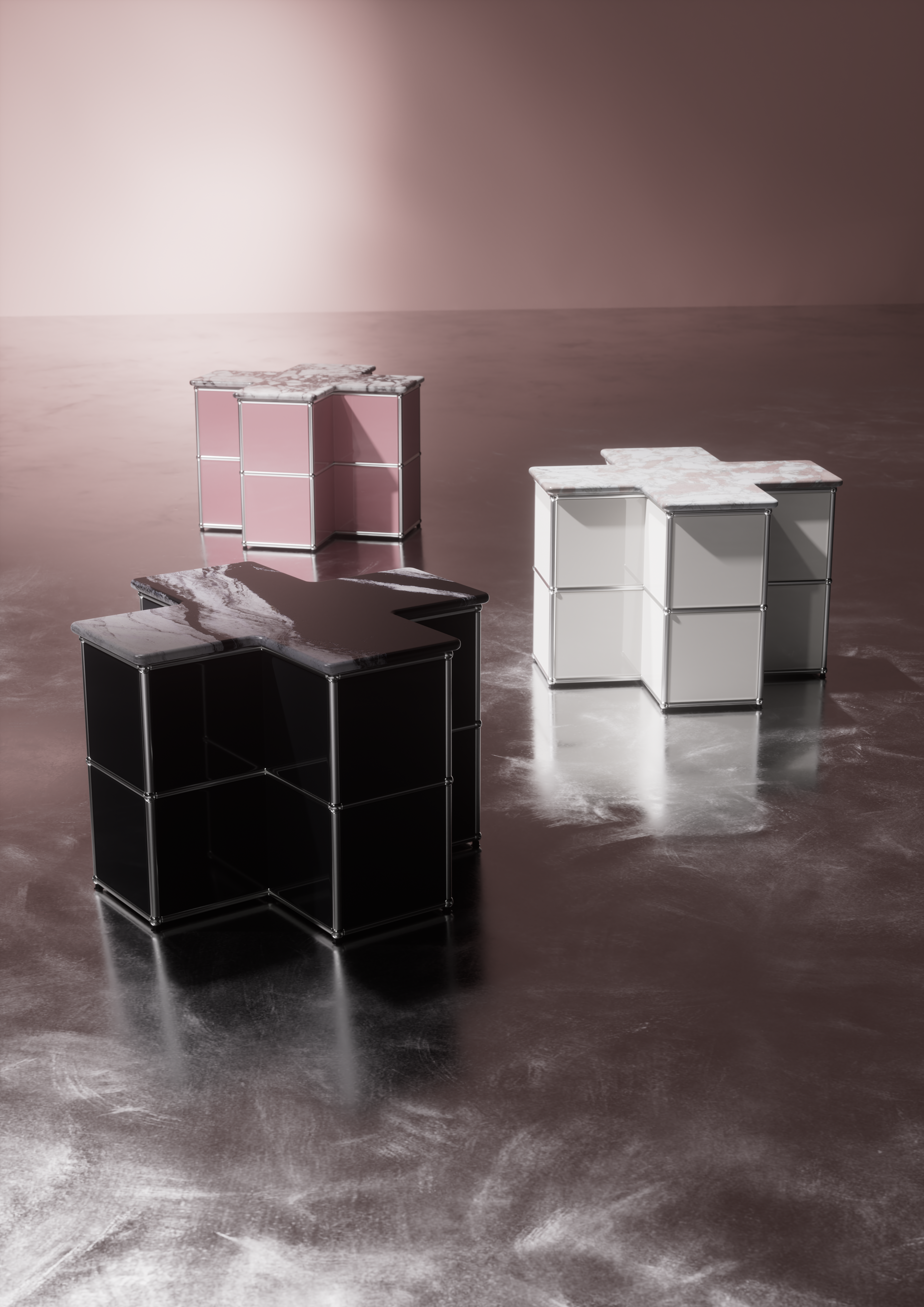 Tessellate furniture by Buchanan Studio for USM