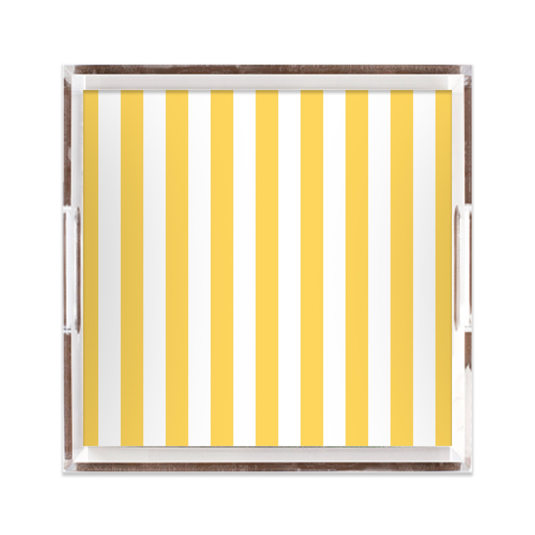 Retro Stripe Lucite Tray