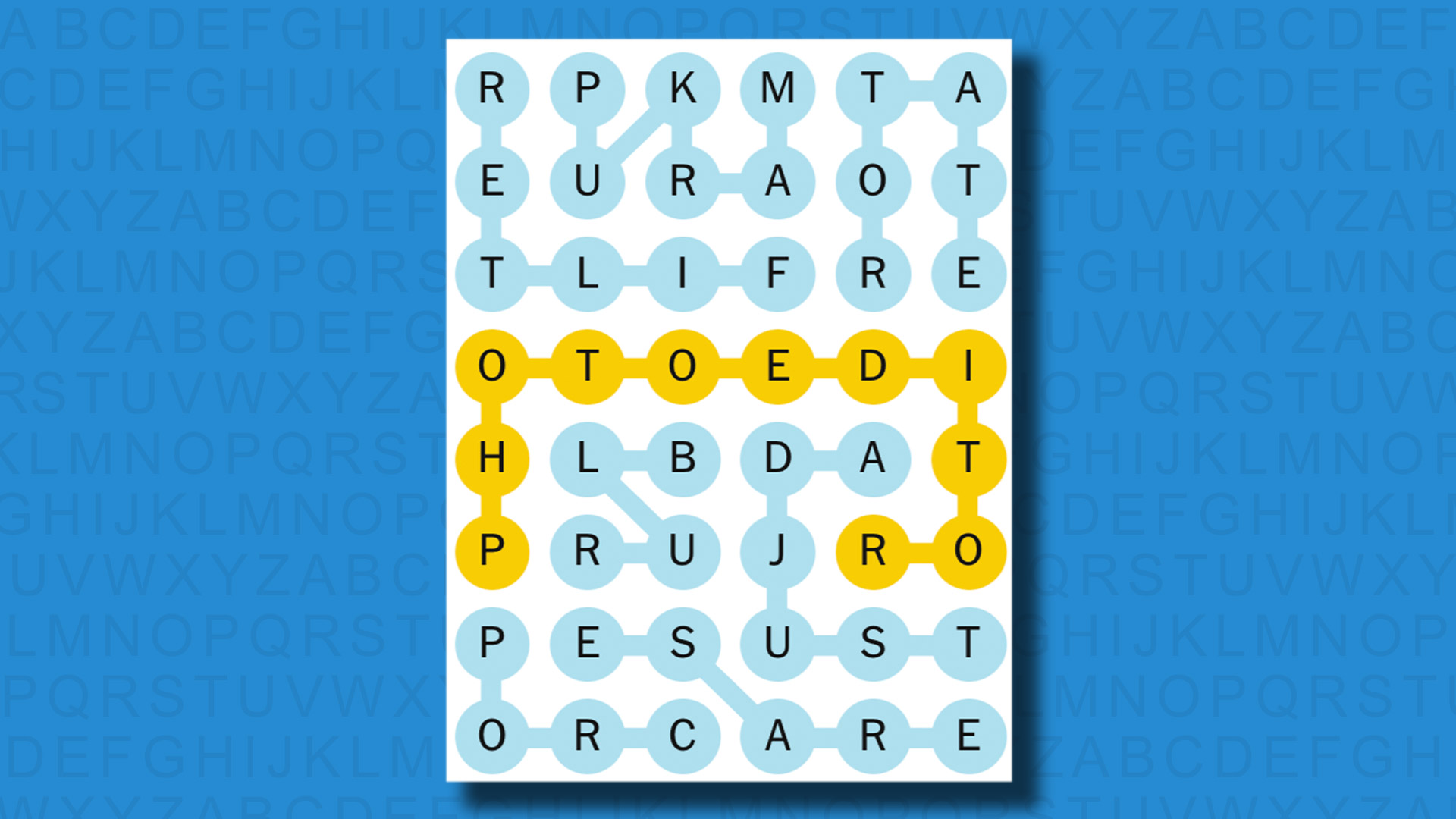 NYT Strands answers for game 517 on a blue background