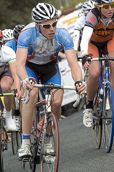 Tom Robinson (Lawson Homes) will ride the rest of the tour without his brother Will who crashed out on stage eight in Robinvale.