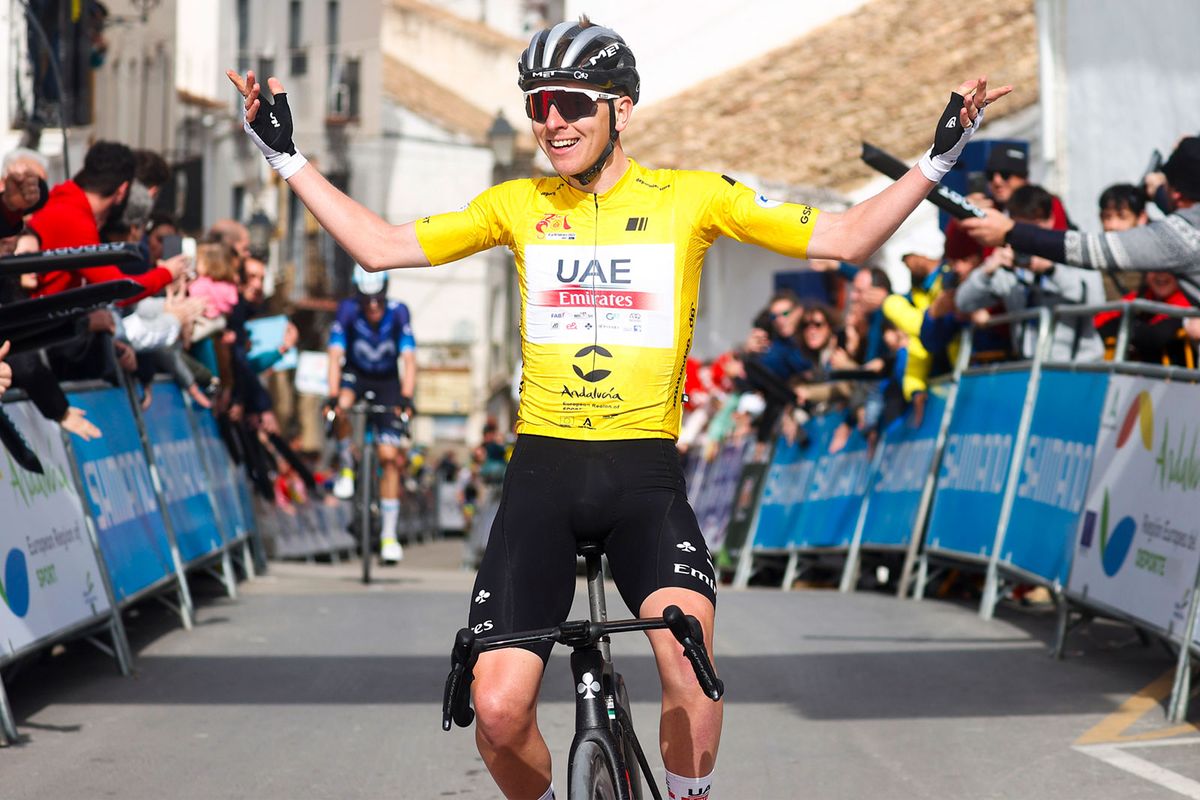 Vuelta a Andalucia Ruta Ciclista Del Sol 2023 - 69th Edition - 4th stage Olvera - Iznajar 164,8 km - 18/02/2023 - Tadej Pogacar (SLO - UAE Team Emirates) - photo Luis Angel Gomez/SprintCyclingAgency&Acirc;&copy;2023