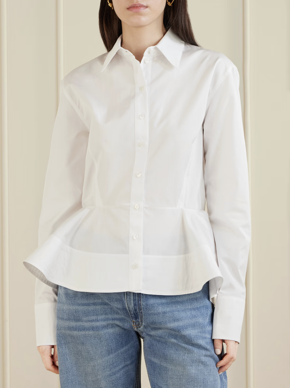 STELLA MCCARTNEY, Cotton-poplin shirt
