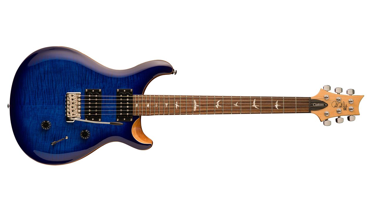 PRS SE Custom 24 Faded Blue Burst