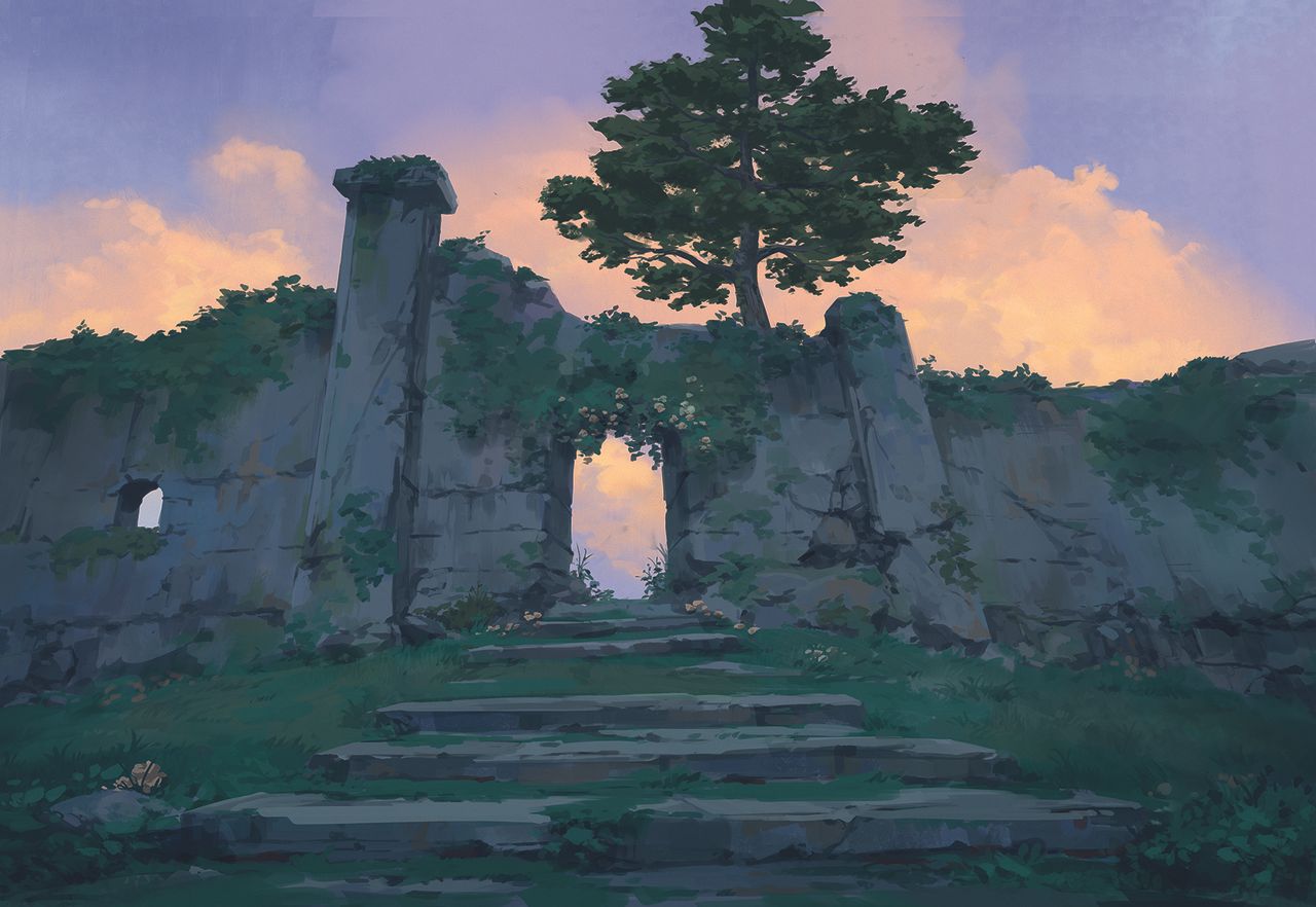 How to structure a matte painting to create a cinematic environment, game concept or personal illustration