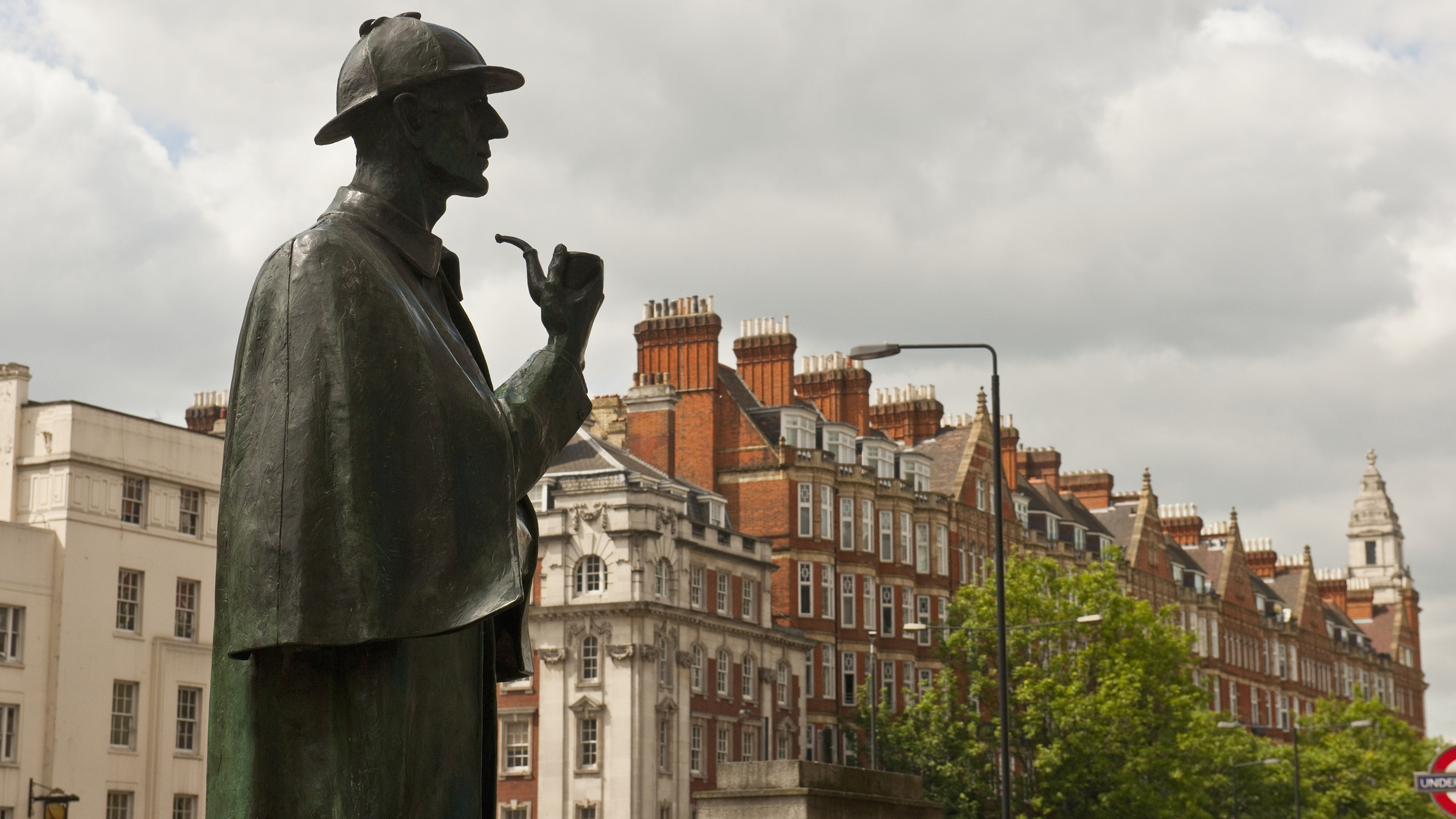 A statue of Sherlock Holmes in front of Baker Street Station. The famous detective was all about deductive reasoning and known for saying: "'Eliminate all other factors, and the one which remains must be the truth."