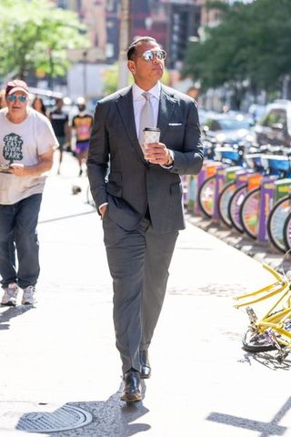 new york, new york august 15 alex rodriguez is seen in soho on august 15, 2021 in new york city photo by gothamgc images