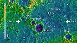 Topography of Northern Mercury