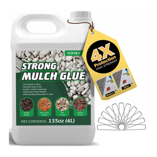 A bottle of strong mulch glue