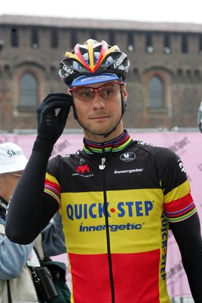Tom Boonen (Quick Step) before the start.