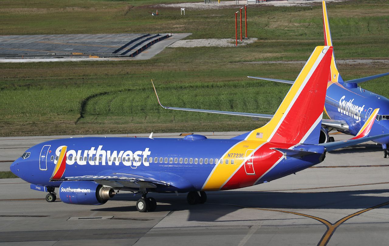 A Southwest plane in Florida